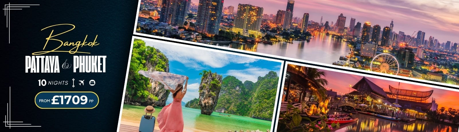 10 Nights & 11 Days Bangkok, Pattaya, Phuket