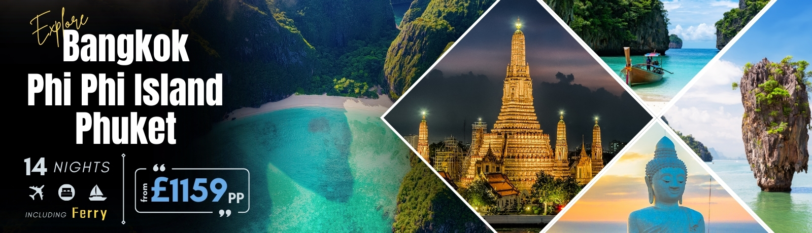 Affordable Bangkok & Phi Phi Island and Phuket