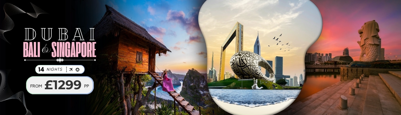 Affordable  Dubai & Bali And Singapore